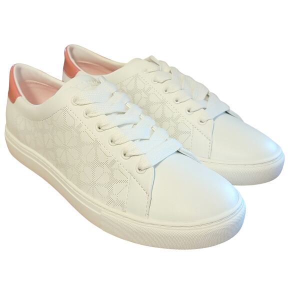 Kate Spade New York Shoes - Kate Spade NY Women Audrey Low Top Sneakers Size US 9.5B Optic White Peach Melba